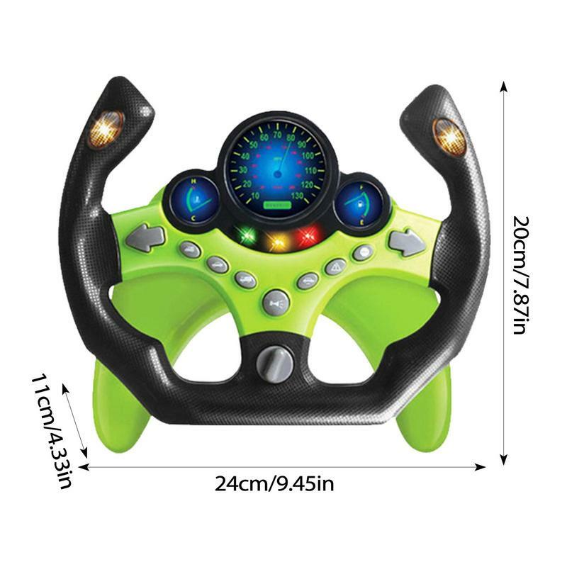 Kids Steering Wheel Toy V Tech Baby Tiny Tot Driver Kids Simulation Small Steering Wheel Toy Interactive Driving Toddlers Toy