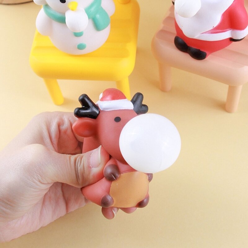 Mainan fidget remot bola dalam bola tiup gelembung TPR baru aksesori mainan dewasa penghilang stres DIY mainan dekompresi