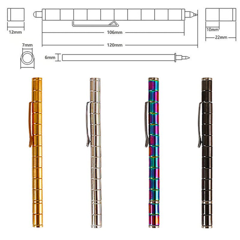 Creatieve Metalen Magnetische Pen Decompressie Speelgoed Gel Pen Multifunctionele Fidget Touch Pen School Kantoor Schrijven Geschenken Briefpapier