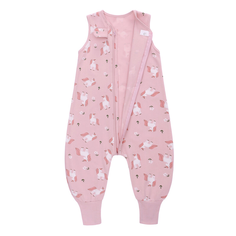 Baby Schlafen Tasche mit Füße Frühling Sommer Wearable Decke mit Beine Baumwolle Schlafsack für Kleinkind Weiche Baby Neugeborenen Kleidung