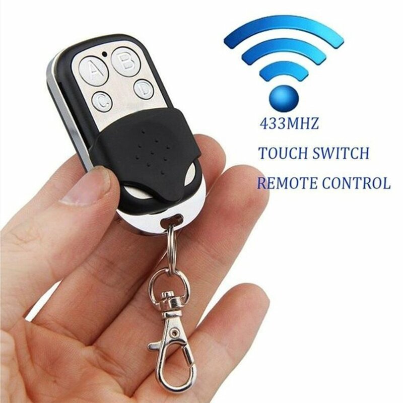 Control remoto inalámbrico para puerta de garaje, 433 MHz de plástico de mando a distancia, para coches, casas y garajes