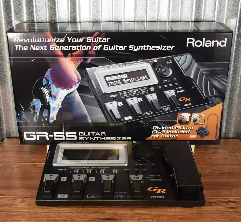 SUMMER SALES DISCOUNT ON Buy With Confidence New Original Activities Roland GR-55GK Guitar Synthesizer Effect Pedal & GK-3