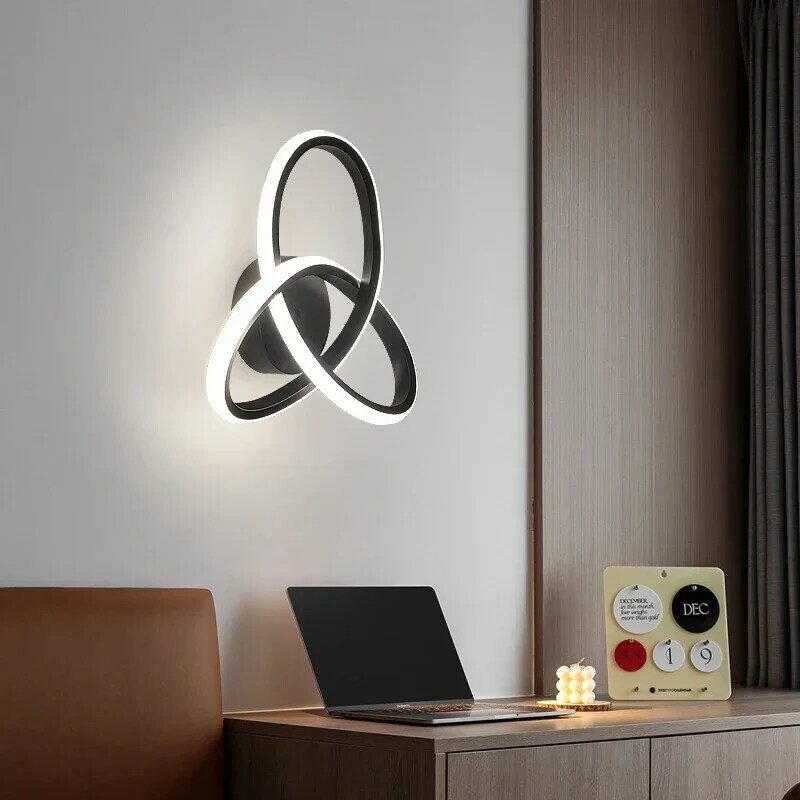 디자인 LED 벽 램프 현대 천장 조명, 침실 침대 옆 거실 복도 실내 홈 장식 조명 기구