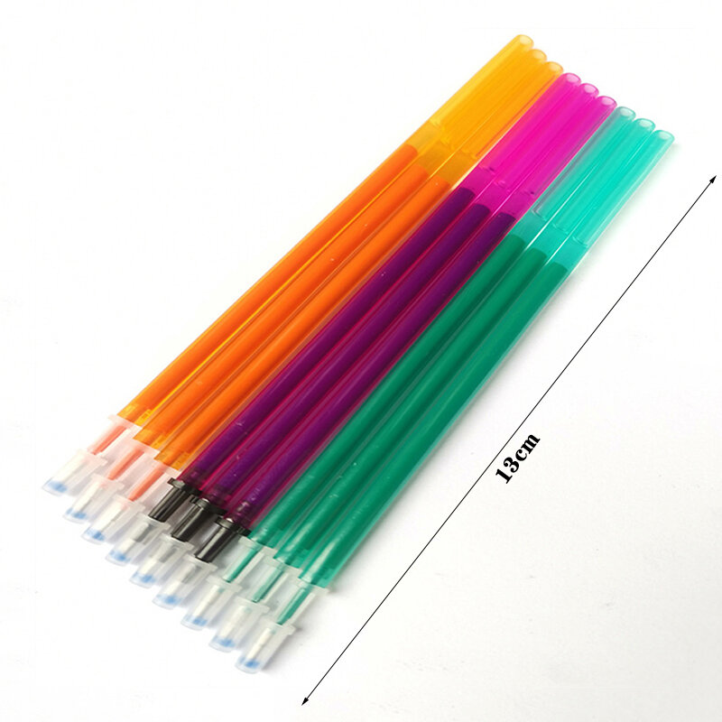 Stylo gel effaçable avec poignée lavable, stylos à encre colorée, fournitures d'écriture et de bureau, fournitures scolaires, tous les jours, 0.5mm, 50 pièces/lot