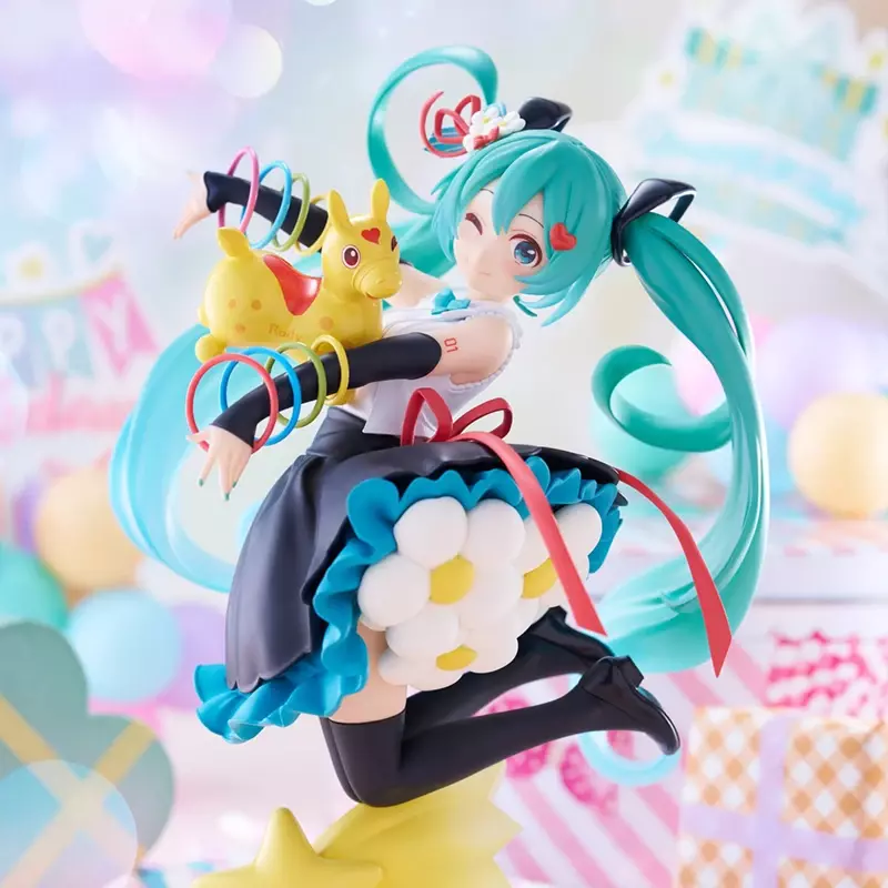In Stock TAiTO AMP Hatsune Miku 39/thank You Ver 21cm Original Anime Figure Model Toys for Boy Action Figure Collection Doll Pvc