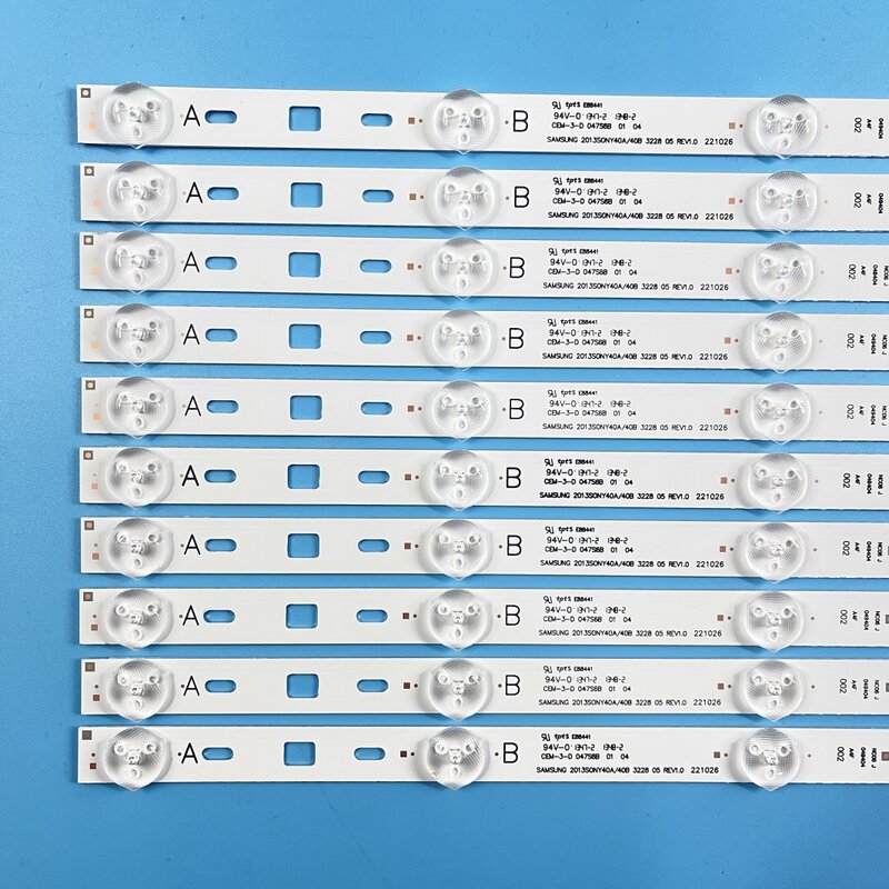 10kits LED Backlight strip For Sony 40'' 2013SONY40A 2013SONY40B 3228 05 REV1.0 KDL-40R483B KDL-40R455B KDL-40W600B KDL-40W590B