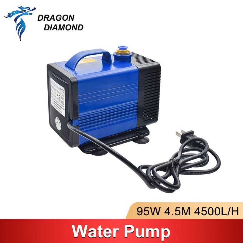 Submersible Water Pump 95W Spindle Motor Tool Circulating Cooling 220V 4.5M 4500L/H For CNC CO2 Laser Engraving Cutting Machine