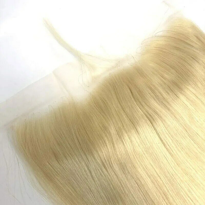Perruque Lace Frontal Wig 100% brésilienne naturelle, cheveux lisses, 13x4, oreille à oreille, transparente, HD