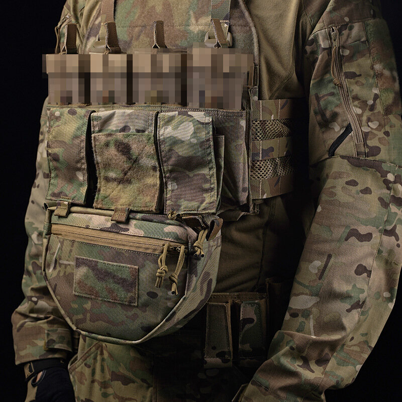 Тактическая Нижняя сумка Scarab, подходящая для большинства тактических жилетов, Нагрудных сундуков, дренажных отверстий на дне