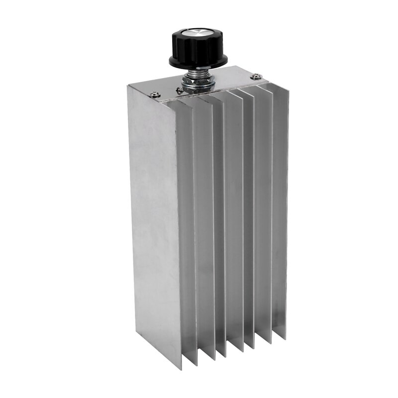 Heiße 2x AC 220V 6000W Scr Spannungs regler Controller elektronische Dimmer Thermostat Drehzahl regelung Form mit Gehäuse