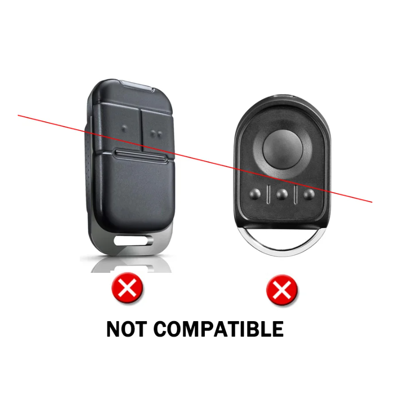 For NS 2 / NS 4 RTS 1841026 2-Channel Remote Control 433.42MHZ Control 2 RTS doors garage door remote Control Hand Transmitter