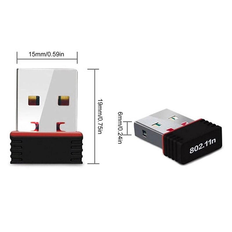 150 mb/s Mini bezprzewodowy Adapter USB wi-fi karta LAN 802.11b/n RTL8188 Adapter karta sieciowa do komputera stacjonarnego