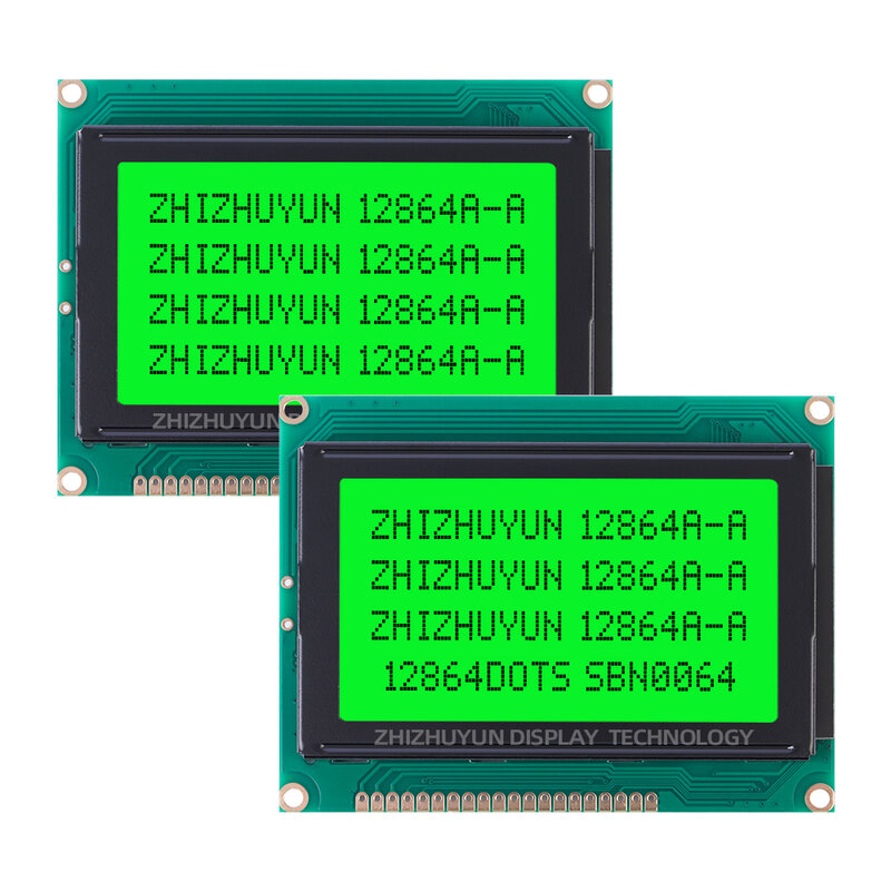 Tela Azul LCD com Luz de Fundo, Controlador Tela Azul, 5V, 128x64, 128x64, 128x6, NT7108C, Venda Quente