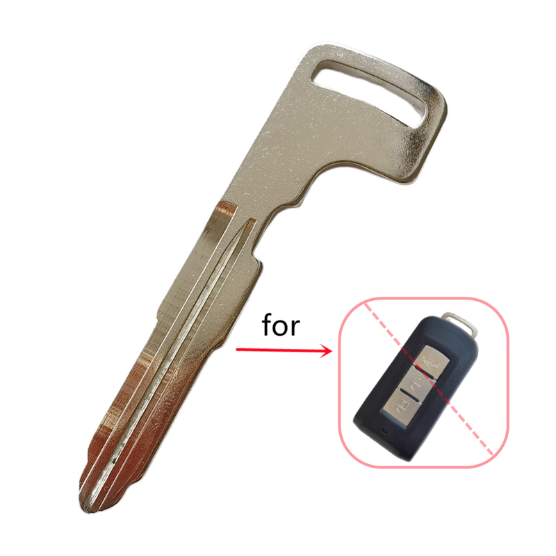 1 pcs Smart Key Remote Klinge Uncut Blatt Notfall Schlüssel Klinge MIT11R Einfügen Schlüssel für Mitsubishi Lancer Outlander ASX