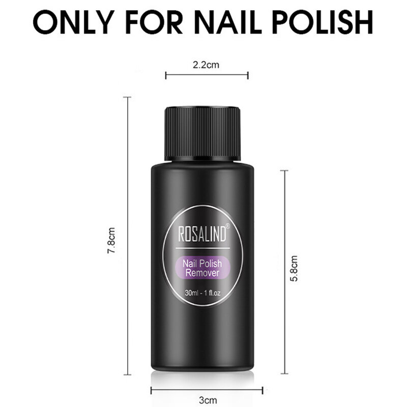 1 pz 30ml nail polish remover UV Gel Polish Remover Cleanser Fluid Manicure Clean Nail Art UV Gel Polish Remover