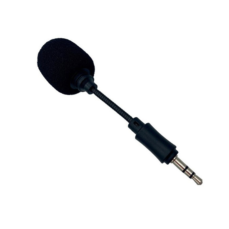 Microphone noir à réduction de bruit, 3.5mm, pour téléphone portable, instruments informatiques, musique omnidirectionnelle, carte son