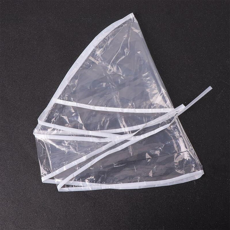 Kunststoff Regen transparente Wind haube Haar Hut Kapuze