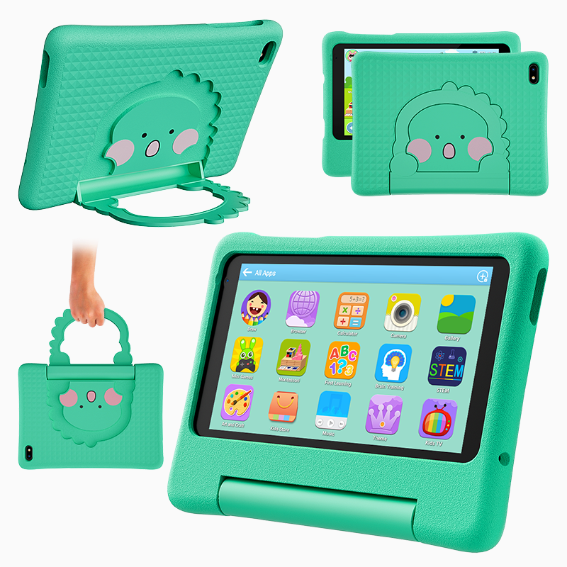 Adreamer 7" Kids Tablet Android13 3GB+32GB Quad Core WIFI Google Play Children Tablet for kids in Hebrew Kids-proof Case 3000mAH