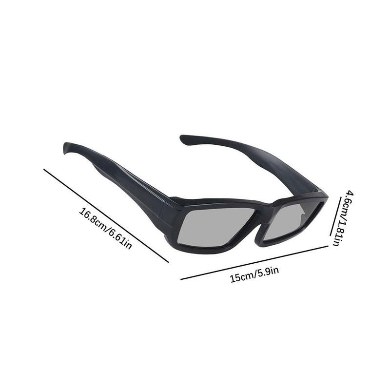 Okulary zaćmienia Słońca ABS do obserwacji okularów słonecznych 3D na zewnątrz do ochrony oczu okulary do oglądania anty-UV