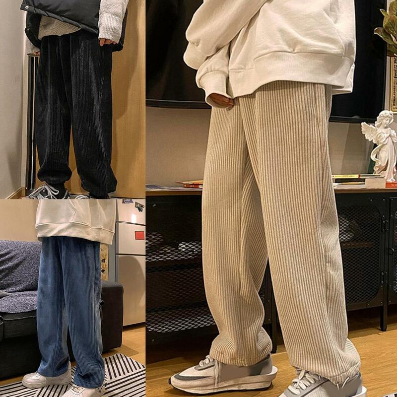 Stylowe spodnie męskie ze sznurkiem Miękkie, codzienne, dopasowane, łatwe do prania spodnie wiosenne Spodnie młodzieżowe Przyjazne dla skóry