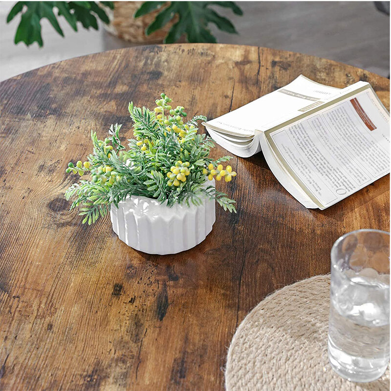 Round Coffee Table Small Tea Tables Modern Coffee Table Sofa Table for Living Room Office Desk
