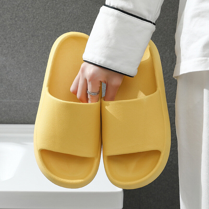 Mężczyźni domowe kapcie męskie sandały łazienki kobiety antypoślizgowe zewnętrzne antypoślizgowy zjeżdżalnie plażowe japonki na co dzień 2024 nowy Trend lato