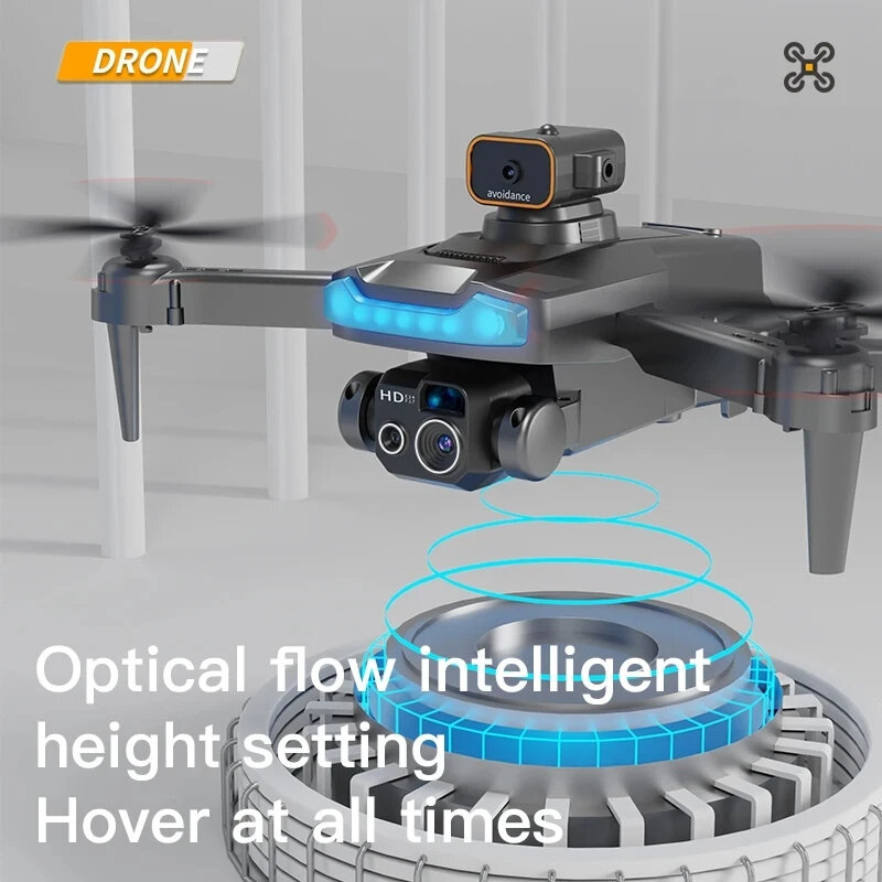 Lenovo-P15 Drone profissional, 8K, GPS, câmera dupla, Evitar obstáculos, posicionamento de fluxo óptico, sem escova, atualizado RC, 9000M, novo