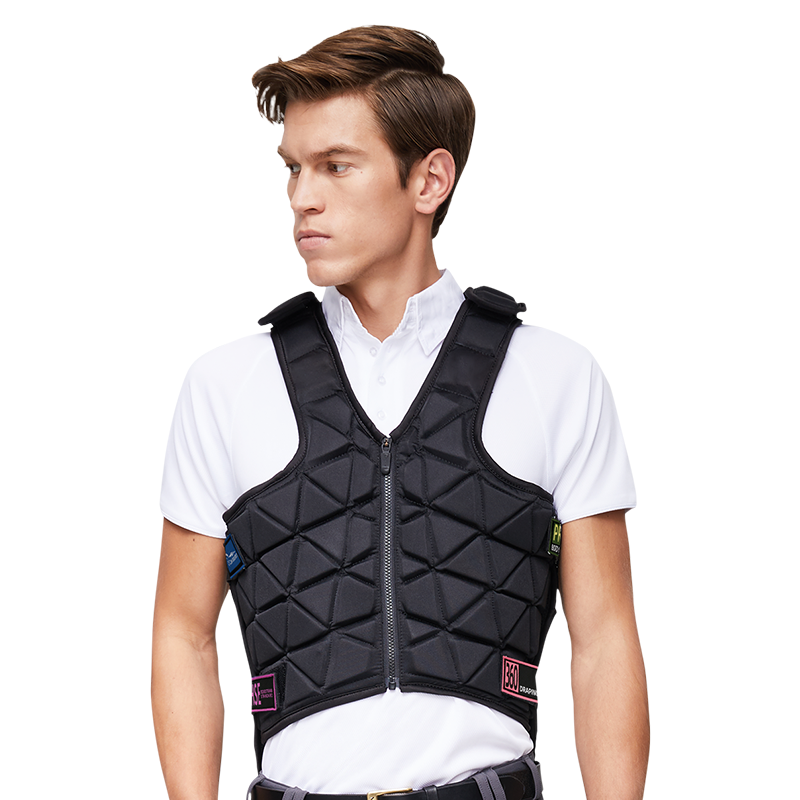 Cavassion-6Flex Equestrian Armor for Adults, Protective Vest, High-thickness, Shock-absorbing Layer, Safety Insurance
