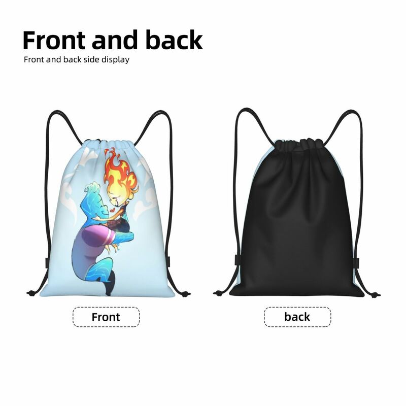 Ember Lumen Drawstring Bag para homens e mulheres, leve, filme físico, mochila de armazenamento de ginástica esportiva, personalizada
