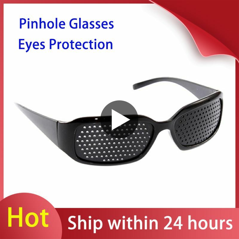 Gafas de Pinhole mejoradas, protección para los ojos, ejercicio, curación de la visión, mejora del cuidado de la visión, corrección de la fatiga