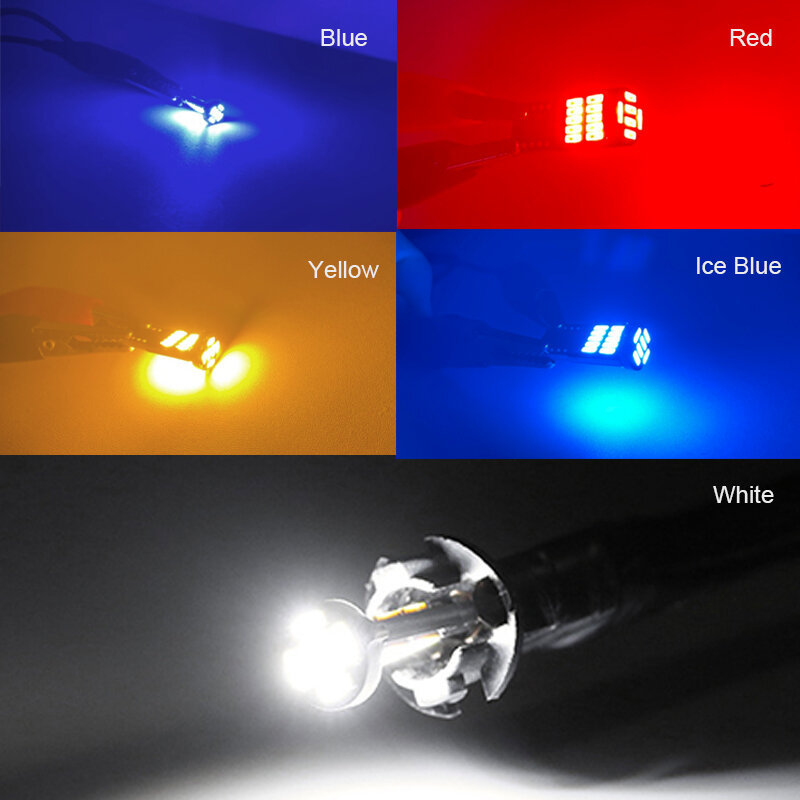 2/10 Stuks Led T10 W 5W 194 501 Led Canbus Geen Fout Auto Interieur Licht T10 26 Smd 4014 Chip Puur Wit Instrument Licht Lamp
