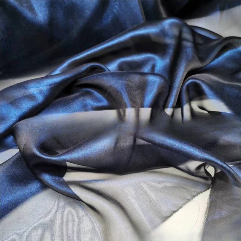 Популярная витая позолоченная шифоновая ткань 30d цвета «сделай сам» Ручное шитье полиэстер модная Античная Веерная ткань