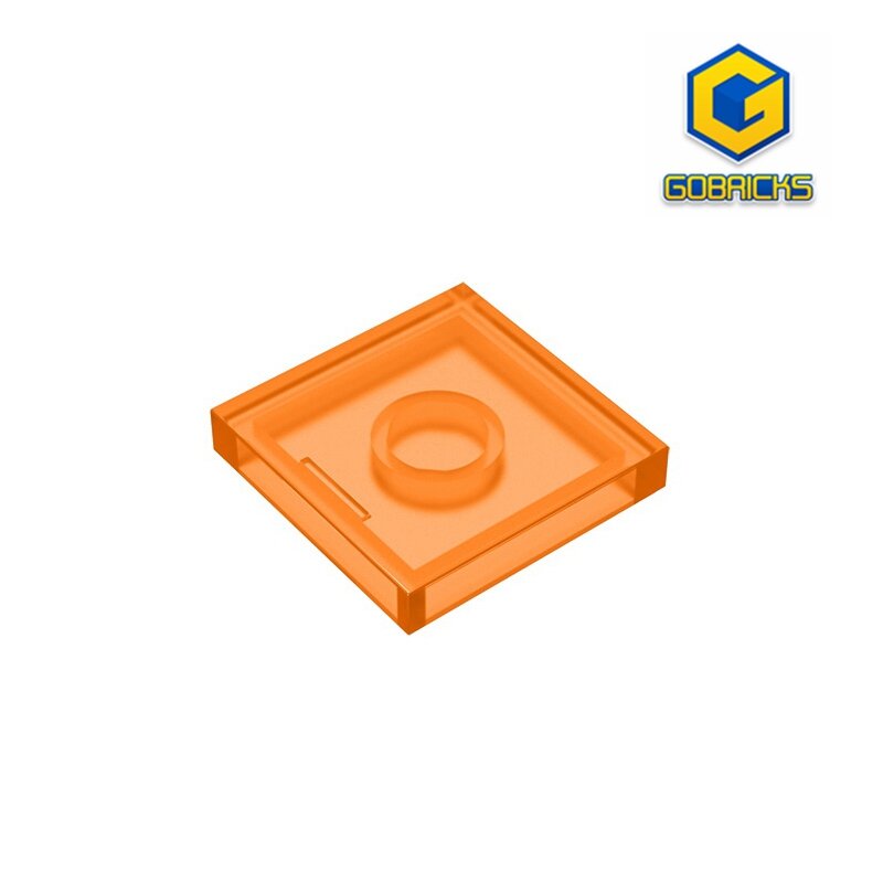 Gobricks 10PCS Bricks Assembles Particles  Flat Tiles 2x2  Compatible With 3068  Educational Construction Toys For Children
