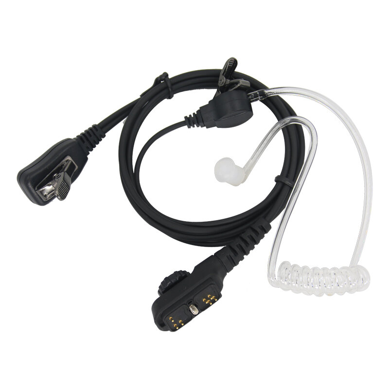 ชุดหูฟังไมโครโฟนสำหรับ Hytera Walkie Talkie หูฟัง PD780 PT580H PD780G PD782 PD782G PD785 หูฟังวิทยุ