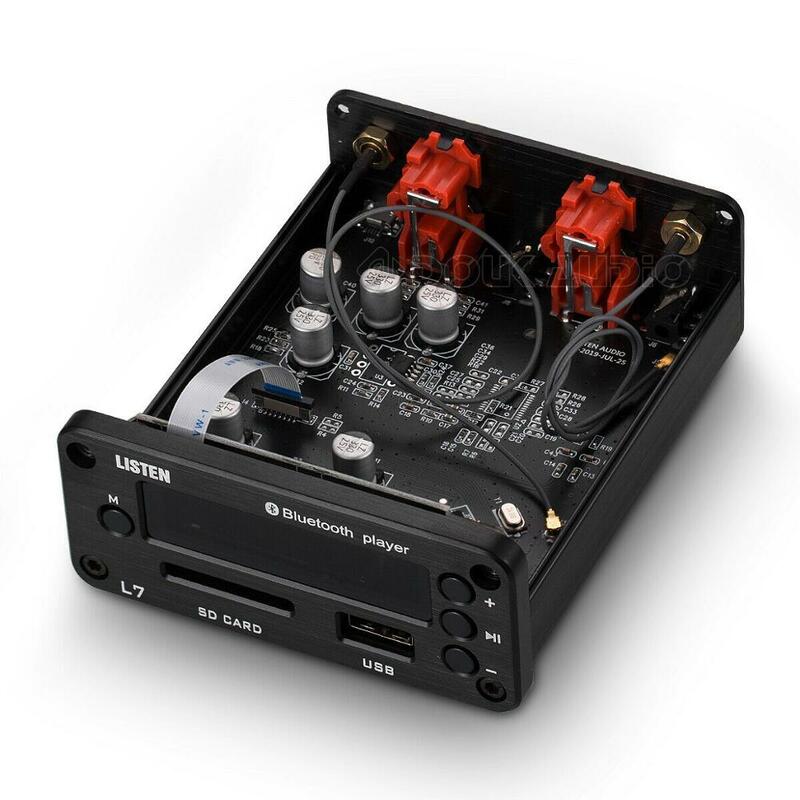 Neuer hifi bluetooth 5,0 empfänger dac stereo audio preamp usb musik player fm radio kopfhörer amp unterstützt u-disk sd