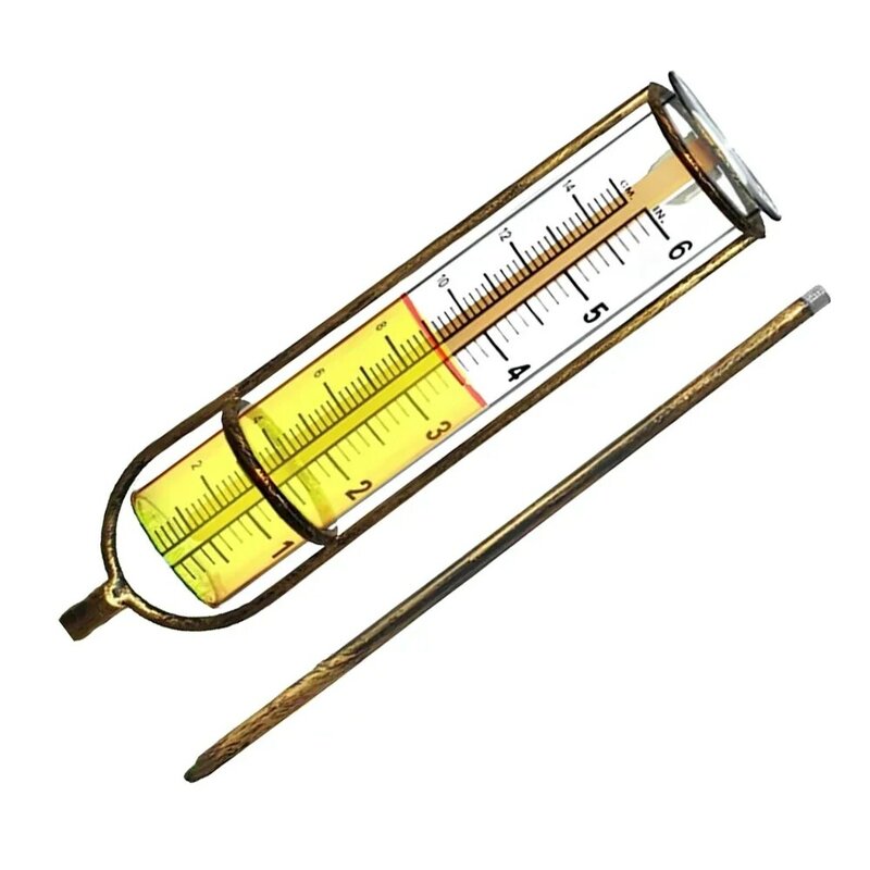 Tubo de substituição com lábio, medidor à prova de rachadura, ferramentas de medição, quintal ao ar livre, jardim