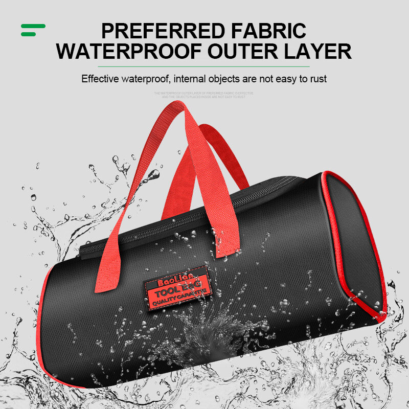 Multifunctional Electrician Tool Bag Waterproof Wear Resistant Durable 1680D Oxford Cloth Portable Tool Storage Tool Bag