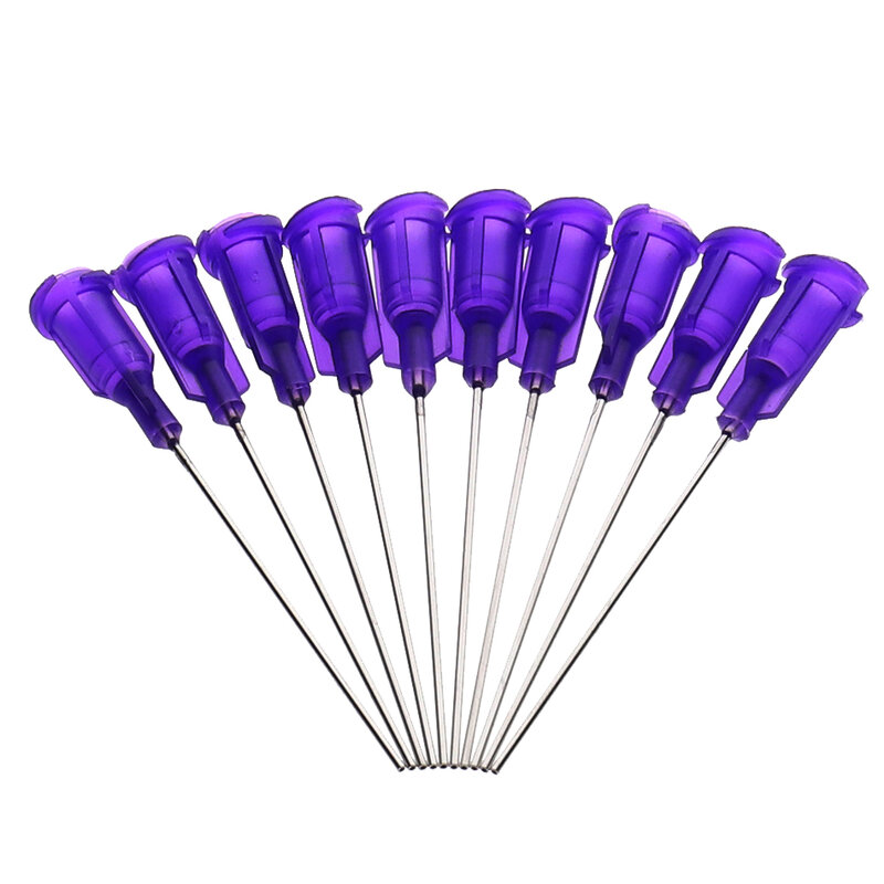 100pcs/lot 18G length 55mm Precision passivated S.S. Dispense Tip with PP Safetylok hub, glue dispenser needles