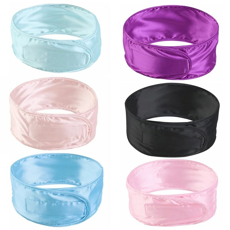 Women Satin Hairband Face Wash And Makeup Ultra Wide Headband Beauty Salon Head Wrap Hair Bands For Female Accesorios Para Mujer
