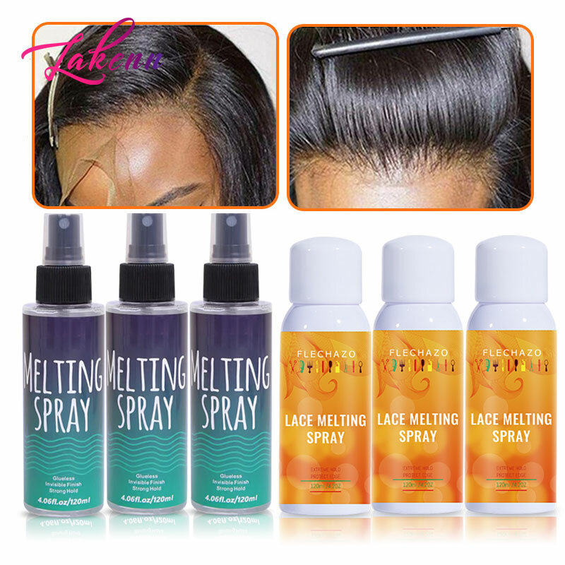 Spray adhesivo de unión de encaje, 120Ml, Spray de fusión y sujeción de encaje, adhesivo para cabello sin pegamento para peluca, pegamento de sujeción Natural fuerte