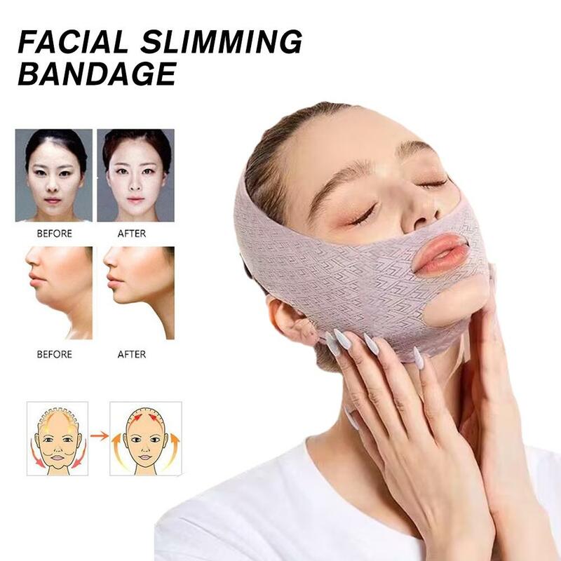 Sangle de massage amincissante pour le visage, bandage en V, joue, ruisseau, cou, ceinture, relaxation, masque de levage, beauté, sculptant le visage, masque de sommeil