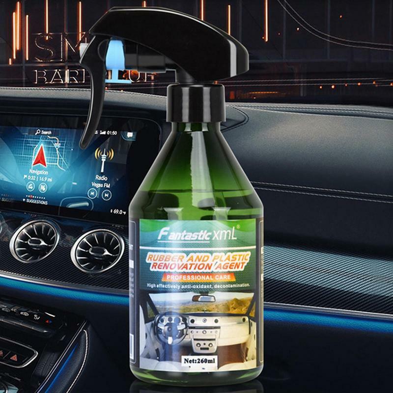 Car Interior Cleaner 260ml Car Interior Cleaner for Vehicle Detailing & Restoration All Purpose Solvent & Car Dashboard Cleaner