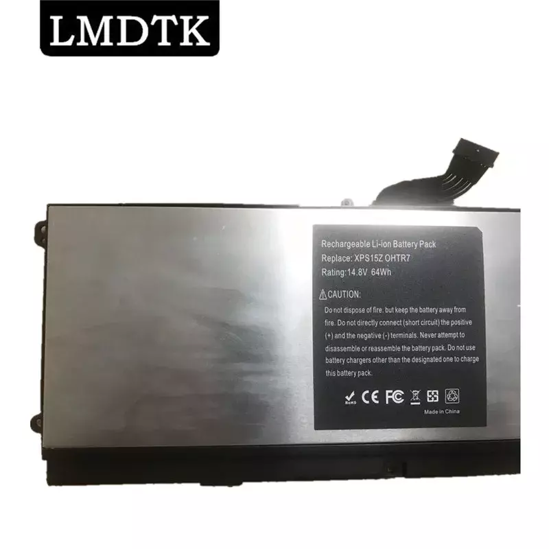 Lmdck-nova bateria para laptop, para dell, xps15z, 075wy2, 0v5c, 75wy2