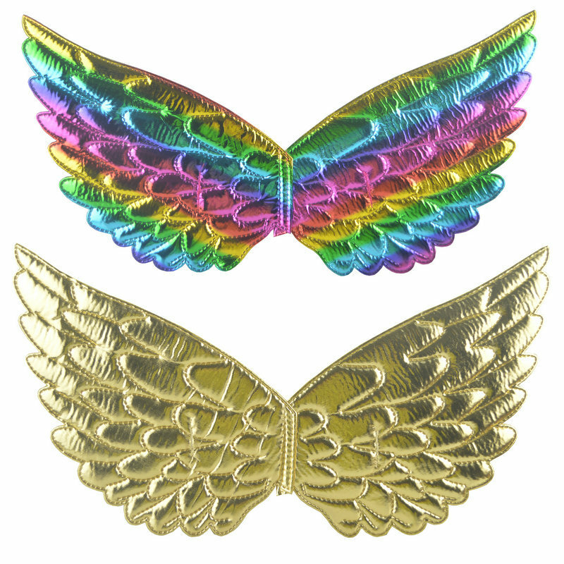 Properti gaun Prom sayap kupu-kupu warna-warni sayap peri malaikat sayap cosplay praty perlengkapan 40x20cm