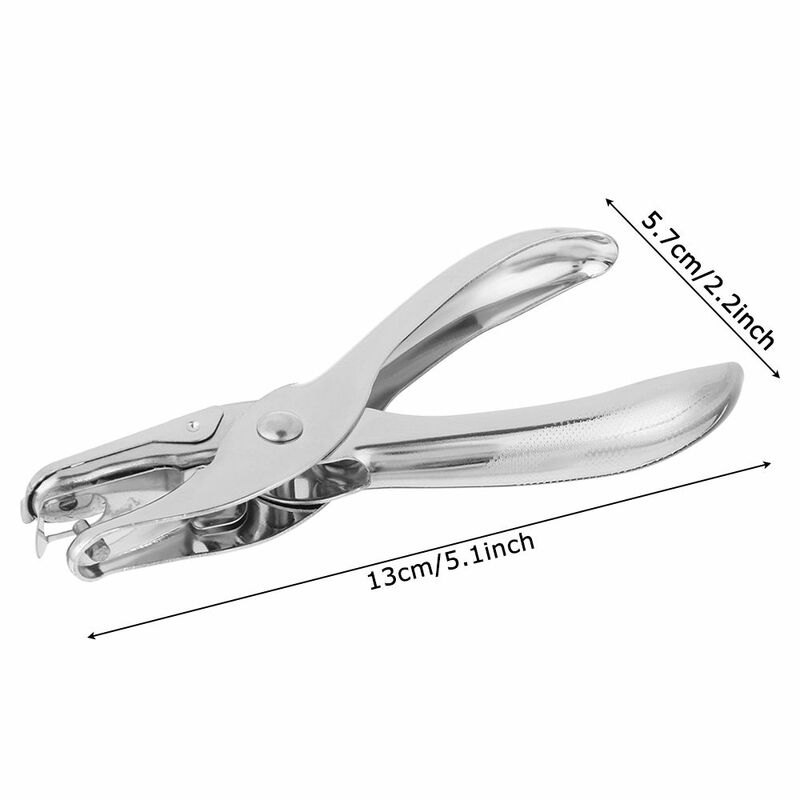3/6mm Einloch-Locher Handgriff Metall Puncher Werkzeuge Schule Briefpapier Büromaterial für Scrap booking Ohrring Halskette Karten