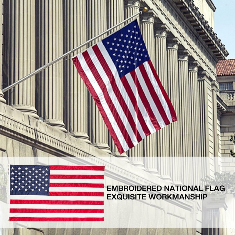 Bendera baru 90*150cm spanduk bendera nasional USA spanduk aktivitas kantor Dekorasi Rumah bendera negara Amerika