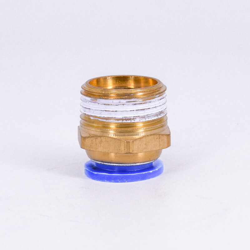 1/8"1/4"3/8"1/2"3/4" BSP Male x Fit Tube OD 4/6/8/10mm Brass Pneumatic Air Hose Quick Connector Push In Coupler Water Gas Oil