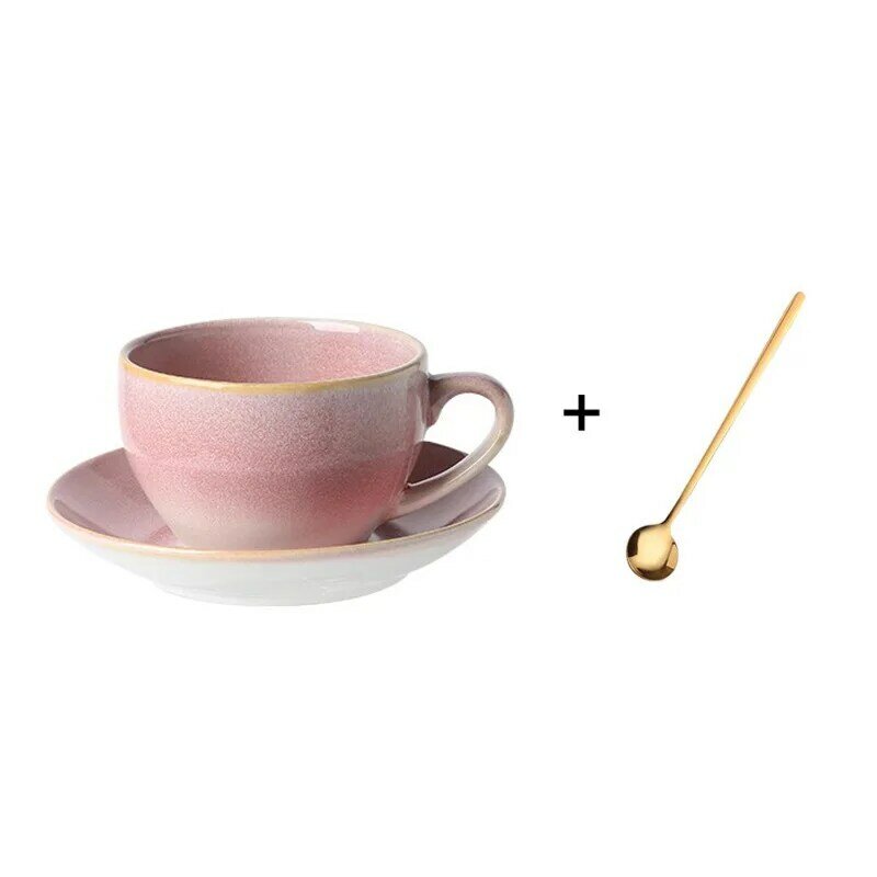 Tazza in ceramica cambio forno tazza da caffè tazze da acqua in porcellana tazze da tè in ceramica regalo bicchieri all'ingrosso con manico