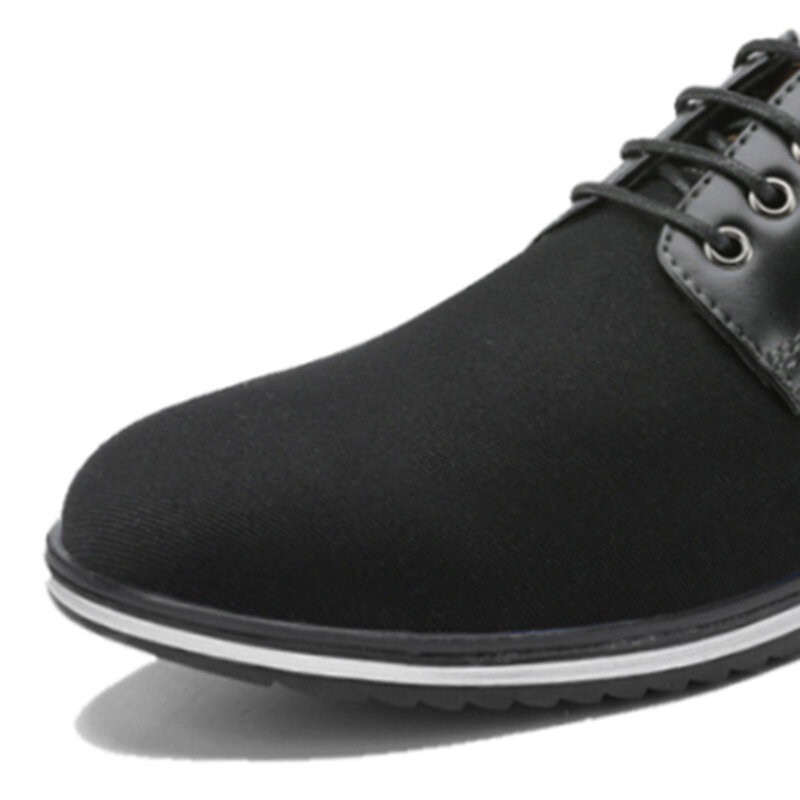 Sapato Oxford de couro com cordões clássico masculino, sapatilhas casuais italianas para negócios, calçado vestido preto, novo, tamanho 48