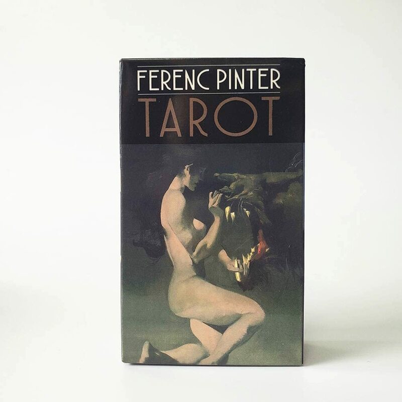 Ferenc Pinter-78 cartes de tarot pour fête, jeu de société de table, 10.3x6cm